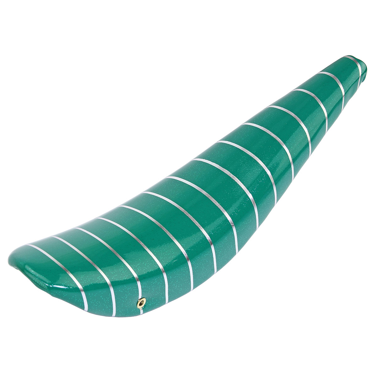 26 Banana Saddle Sparkle/Green W/Silver Stripe.